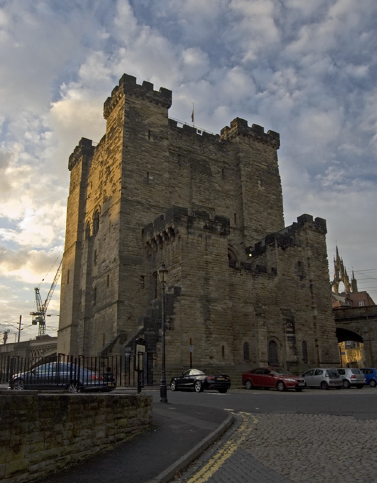 Newcastle Castle, Photo by Paul Herrop via Geograph, CC BY-SA 2.0